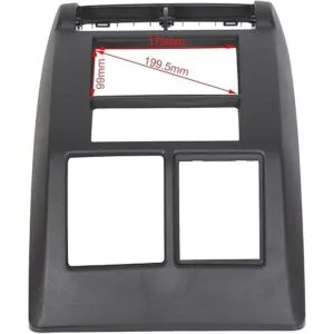 HECASA Kit de instalación estéreo de radio de bisel de_3