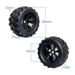 AllinRC Bujes de 0.669 in 3.8 neumáticos y ruedas_2