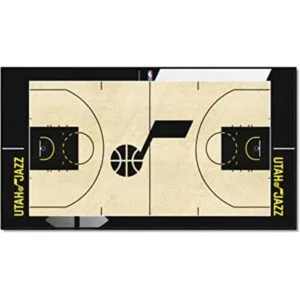 Fanmats NBA Utah Jazz Corredor de nailon para la cancha_1