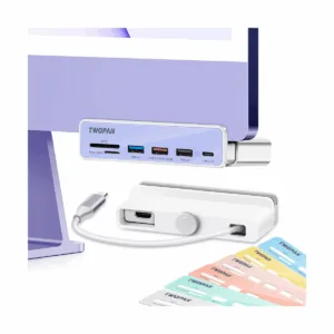 TWOPAN Adaptador multipuerto USB C Hub para iMac 2021_1