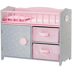 Olivias Little World Cuna de muñeca con manta riel_1