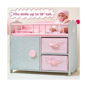 Olivias Little World Cuna de muñeca con manta riel_5