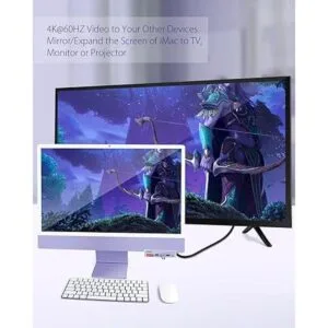 TWOPAN Adaptador multipuerto USB C Hub para iMac 2021_4