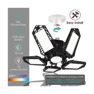 Garage Light Led 100W Bright Led Garage Light Bulbs_2