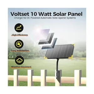 Voltset 10 Watt Solar Panel Kit Powered Charger 12V_2