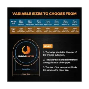 BEAMNOVA Máquina para hacer botones de 1.260 in 1.26_6