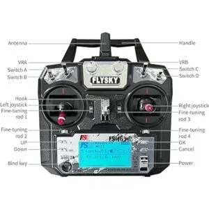 HAWKS WORK Flysky FSi6X Transmisor de 10 canales_3