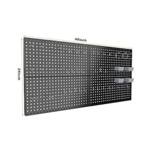 Pegboard Smith 4ft 48PCS Metal Pegboard Storage Kit for_4