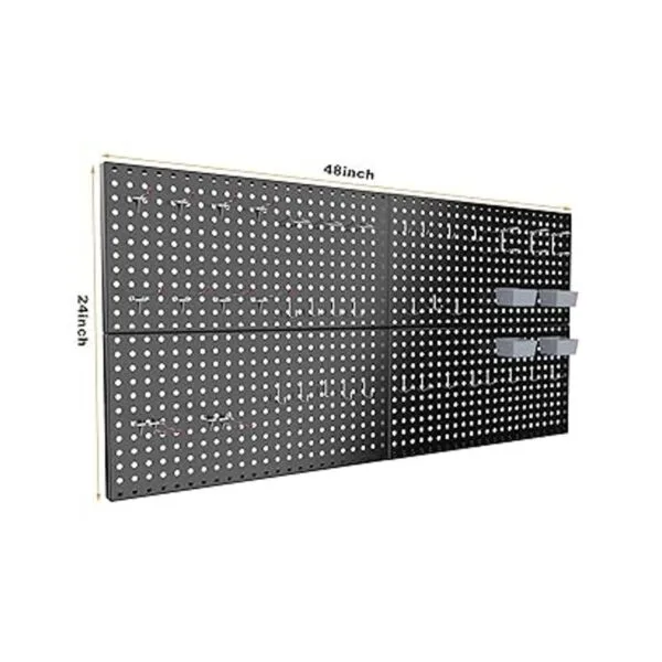 Pegboard Smith 4ft 48PCS Metal Pegboard Storage Kit for_4
