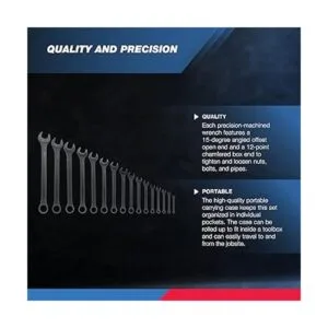 NEIKO 03574A Juego de llaves combinadas Jumbo 16_3