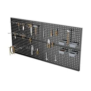 Pegboard Smith 4ft 48PCS Metal Pegboard Storage Kit for_3
