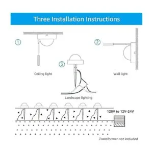 LEONLITE Luces LED de paisaje para camino iluminación de_6