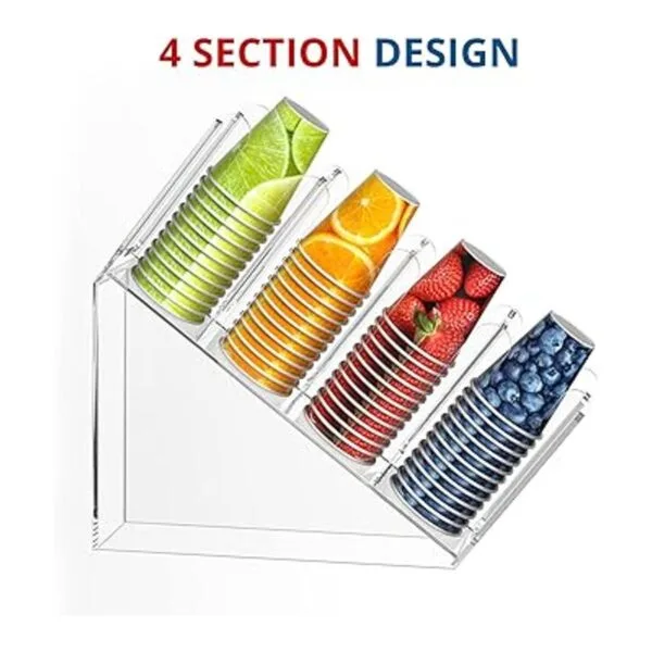 KOTEMON Soporte para tazas y tapas 4 compartimentos_4