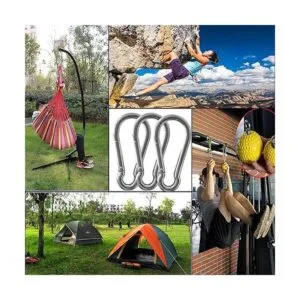 Paquete de 100 clips de mosquetón de alta resistencia M8_6