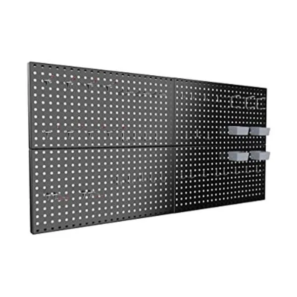 Pegboard Smith 4ft 48PCS Metal Pegboard Storage Kit for_1