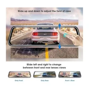 Cámara de espejo de 10 pulgadas visión nocturna 1080P_5