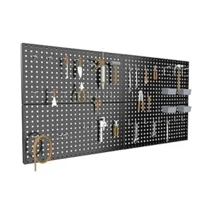 Pegboard Smith 4ft 48PCS Metal Pegboard Storage Kit for_2