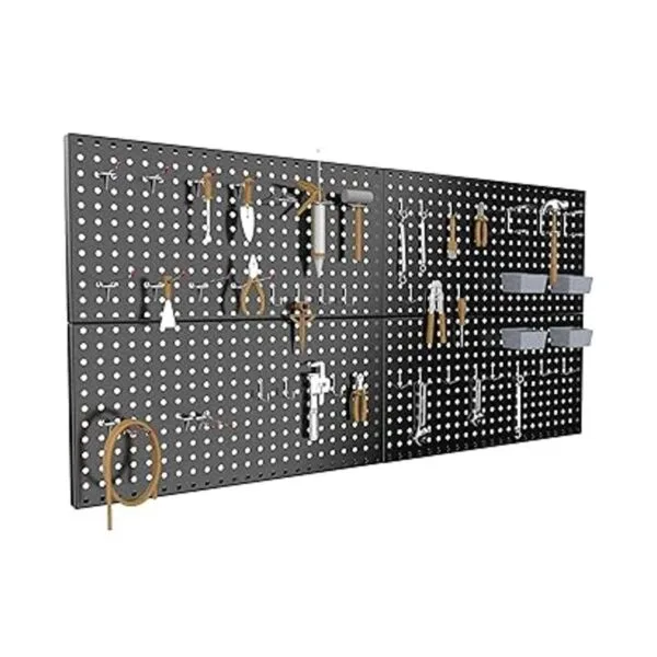 Pegboard Smith 4ft 48PCS Metal Pegboard Storage Kit for_2