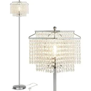 Lámparas de pie de cristal para sala de estar pantalla de_1