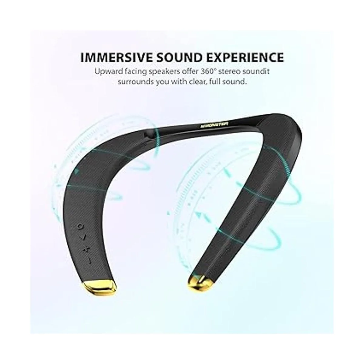 Monster Boomerang Altavoces Bluetooth con banda para el_3