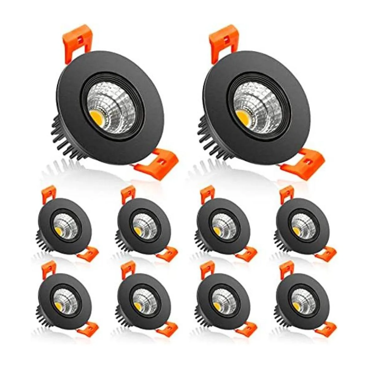 Lámpara de techo LED empotrada de 2 pulgadas luz LED_1