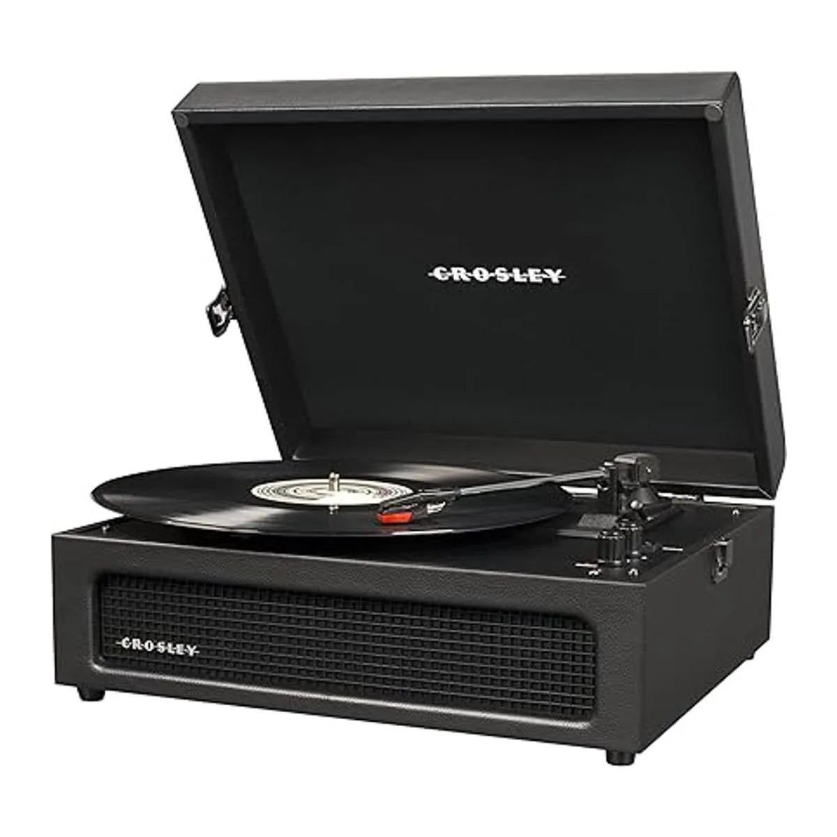 Crosley CR8017BBK Voyager Tocadiscos portátil vintage con_6