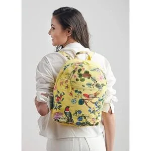 Maison d Hermine Mochila de algodón Eden Amarillo_6