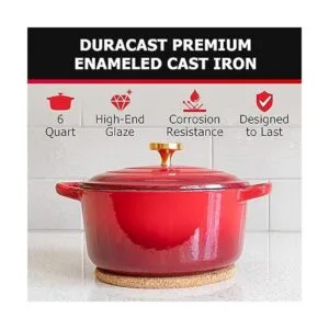 Mueller DuraCast Olla de horno holandés de hierro fundido_2