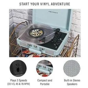 Crosley Tocadiscos vintage CR8005FTN Cruiser Plus de 3_2