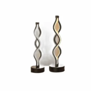 NUR Juego de 2 lámparas de noche lámparas negras para_1