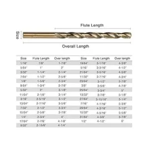 GMTOOLS Juego de 29 brocas de cobalto acero de alta_4