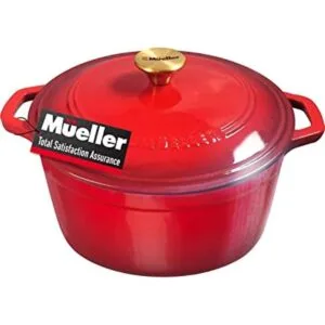 Mueller DuraCast Olla de horno holandés de hierro fundido_1