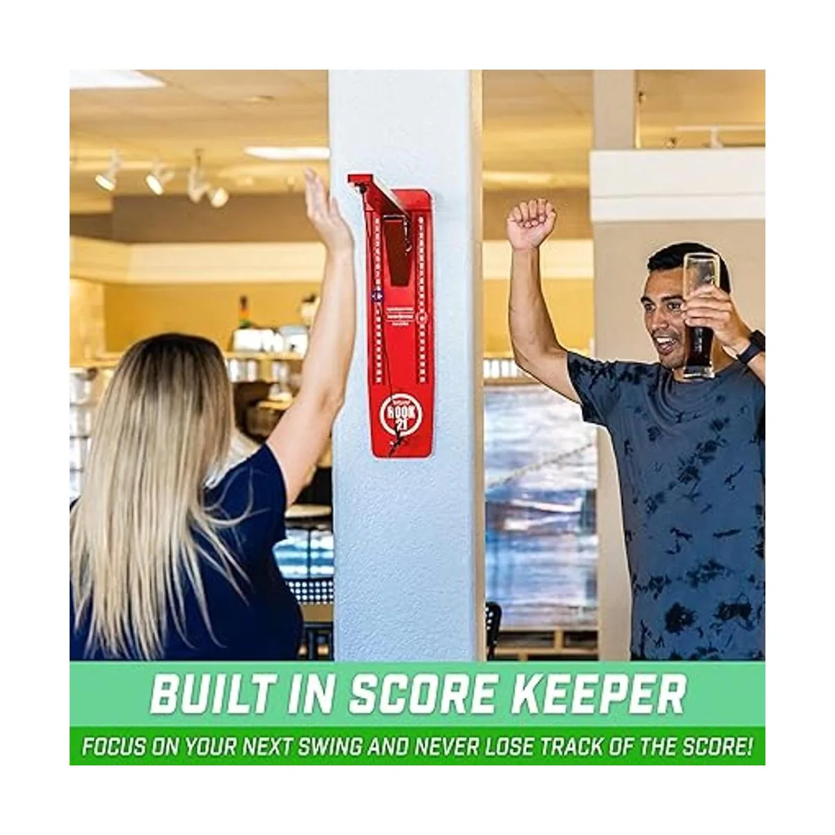 GoSports Hook21 Juego de anillo de montaje en pared_5