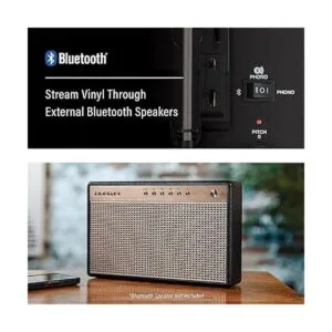 Crosley CR8017BBK Voyager Tocadiscos portátil vintage con_5