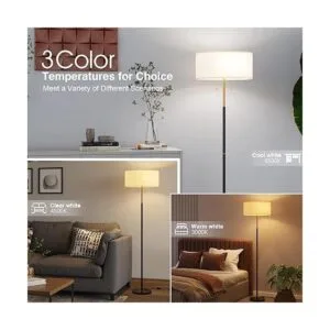 Lámpara de pie de 2 luces lámpara de pie de mediados de_2