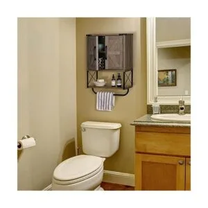 Rustown Gabinete de medicina rústico con dos puertas de_7