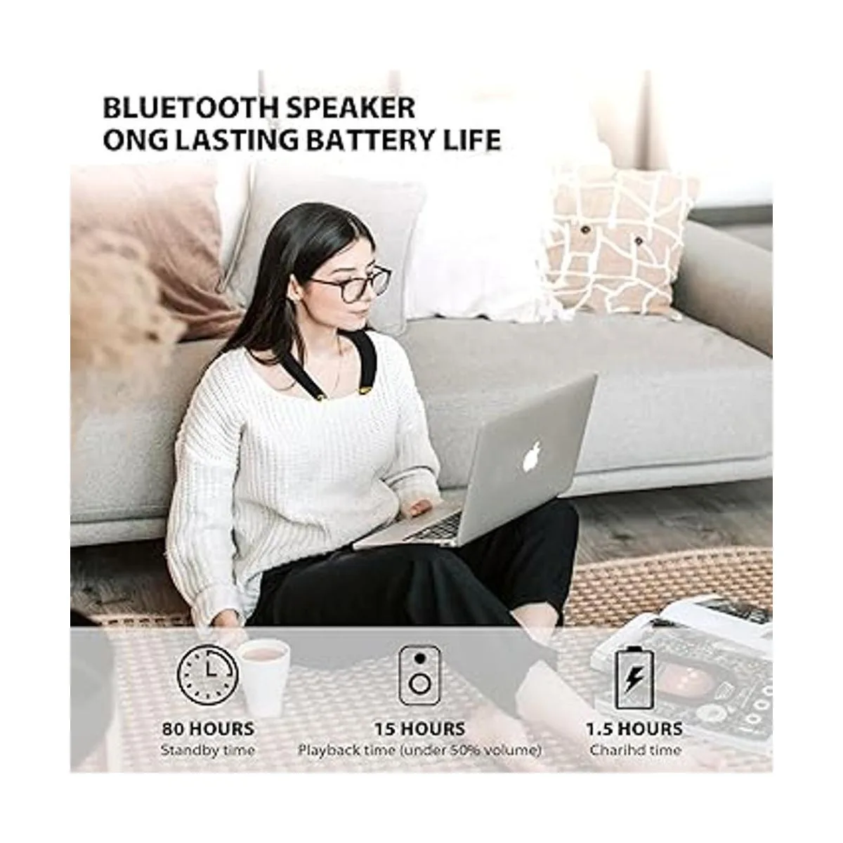 Monster Boomerang Altavoces Bluetooth con banda para el_5