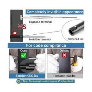 Muzata Paquete de 10 unidades de 18 pulgadas kit de_4