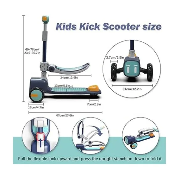 Patinetas irrompibles y nunca se caen 2 en 1 para niños y_4