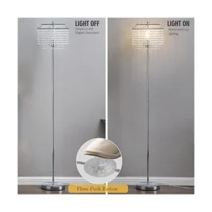 Lámparas de pie de cristal para sala de estar pantalla de_3