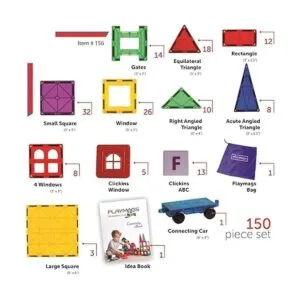 Playmags set de 150 18 piezas ahora más fuerte con_2