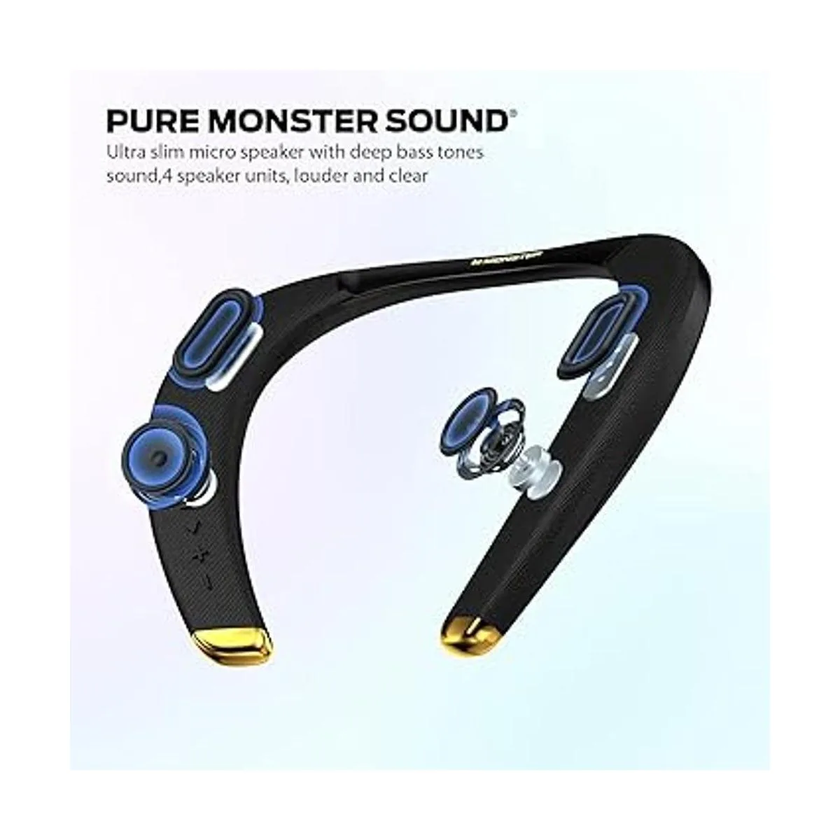 Monster Boomerang Altavoces Bluetooth con banda para el_4