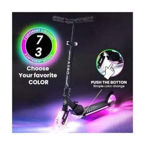 Aero Kick Scooter for Kids Ages 612 with Dynamic RGB_2