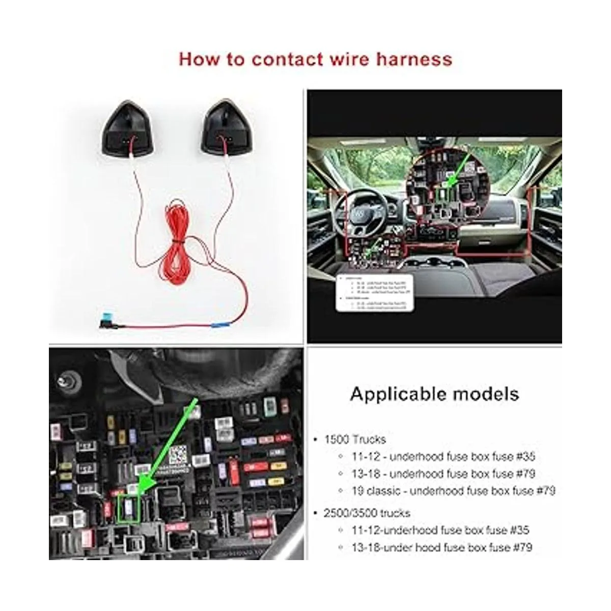 Jinfili Switchback Luz de señal de giro LED Ram y luz de_6