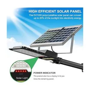 ENGREPO Solar Street Lights Outdoor 84 LEDs Security Solar_2