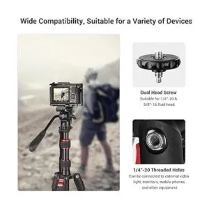 SmallRig Trípode de cámara de 68 pulgadas trípode de_7