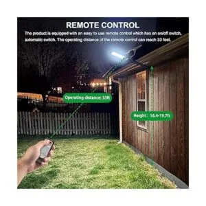 ENGREPO Solar Street Lights Outdoor 84 LEDs Security Solar_4