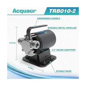 Acquaer Bomba de transferencia de agua de 115 V 110 HP_2