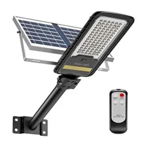 ENGREPO Solar Street Lights Outdoor 84 LEDs Security Solar_1