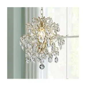 Bestier Lámpara de techo moderna con colgante de cristal_1